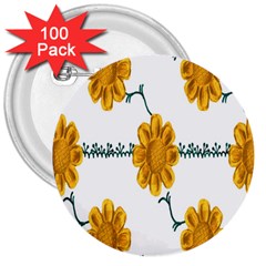 Easter 3  Buttons (100 Pack) 