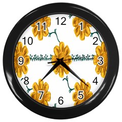 Easter Wall Clock (black)