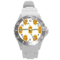 Easter Round Plastic Sport Watch (l) by nate14shop