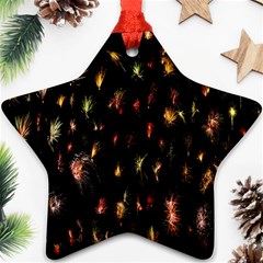 Fireworks- Star Ornament (two Sides) by nate14shop