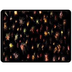 Fireworks- Fleece Blanket (large)  by nate14shop