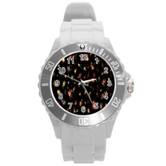 Fireworks- Round Plastic Sport Watch (l)