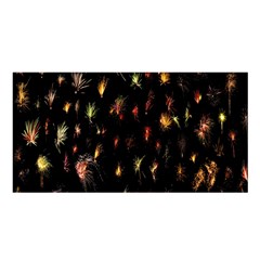 Fireworks- Satin Shawl 45  X 80  by nate14shop