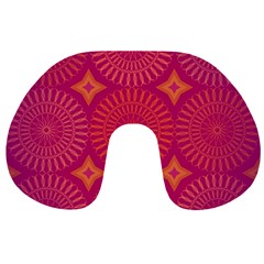 Flower Travel Neck Pillow by nate14shop