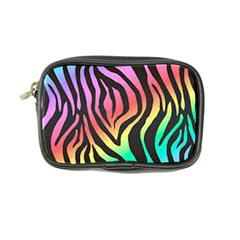 Rainbow Zebra Stripes Coin Purse by nate14shop