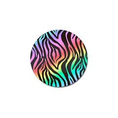 Rainbow Zebra Stripes Golf Ball Marker (10 Pack) by nate14shop