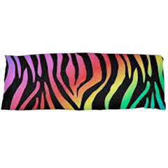 Rainbow Zebra Stripes Body Pillow Case (dakimakura) by nate14shop