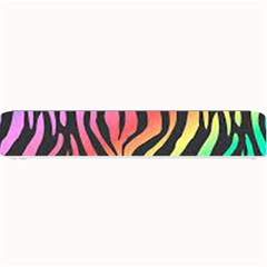 Rainbow Zebra Stripes Small Bar Mats by nate14shop