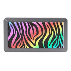 Rainbow Zebra Stripes Memory Card Reader (mini) by nate14shop