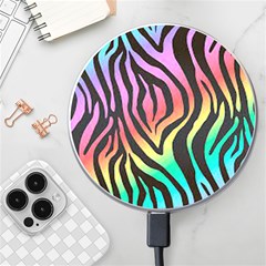 Rainbow Zebra Stripes Wireless Charger