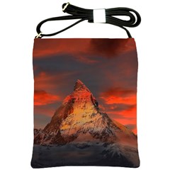 Switzerland-zermatt-mountains-snow- Shoulder Sling Bag by Amaryn4rt