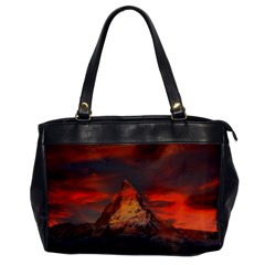 Switzerland-zermatt-mountains-snow- Oversize Office Handbag