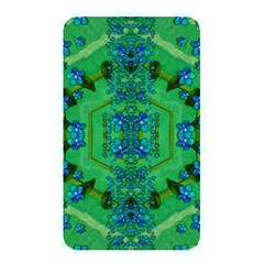 Vines Of Beautiful Flowers On A Painting In Mandala Style Memory Card Reader (rectangular) by pepitasart