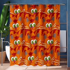 Animals Pet Cats Shower Curtain 60  X 72  (medium)  by artworkshop