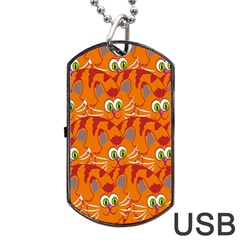 Animals Pet Cats Dog Tag Usb Flash (one Side) by artworkshop