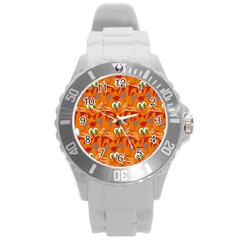 Animals Pet Cats Round Plastic Sport Watch (l) by artworkshop