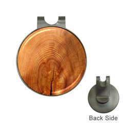 Annual Rings Tree Wood Hat Clips With Golf Markers by artworkshop