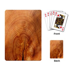 Annual Rings Tree Wood Playing Cards Single Design (rectangle)