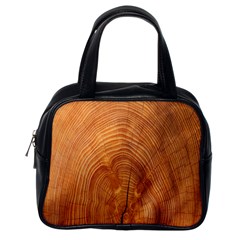 Annual Rings Tree Wood Classic Handbag (one Side) by artworkshop