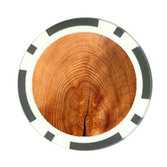 Annual Rings Tree Wood Poker Chip Card Guard by artworkshop