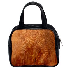 Annual Rings Tree Wood Classic Handbag (two Sides) by artworkshop