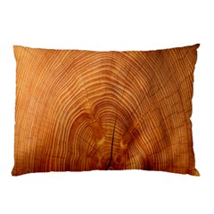 Annual Rings Tree Wood Pillow Case by artworkshop