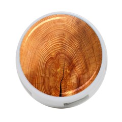 Annual Rings Tree Wood 4-port Usb Hub (two Sides) by artworkshop