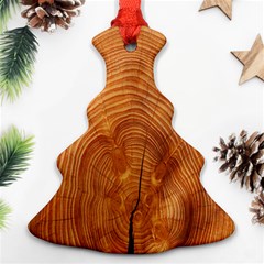 Annual Rings Tree Wood Ornament (christmas Tree)  by artworkshop