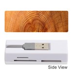 Annual Rings Tree Wood Memory Card Reader (Stick) Front