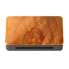 Annual Rings Tree Wood Memory Card Reader With Cf by artworkshop