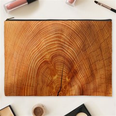 Annual Rings Tree Wood Cosmetic Bag (xxxl) by artworkshop