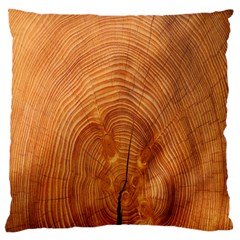 Annual Rings Tree Wood Large Cushion Case (one Side) by artworkshop