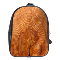 Annual Rings Tree Wood School Bag (xl) by artworkshop