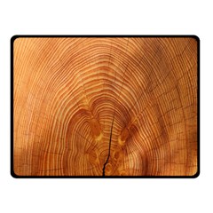 Annual Rings Tree Wood Double Sided Fleece Blanket (small)  by artworkshop