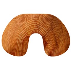 Annual Rings Tree Wood Travel Neck Pillow by artworkshop