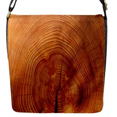 Annual Rings Tree Wood Flap Closure Messenger Bag (s) by artworkshop