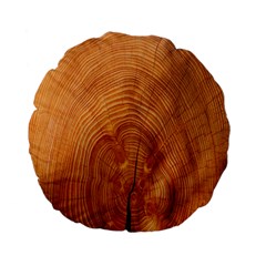 Annual Rings Tree Wood Standard 15  Premium Flano Round Cushions by artworkshop