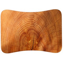 Annual Rings Tree Wood Velour Seat Head Rest Cushion by artworkshop