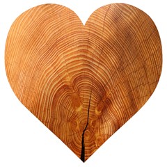 Annual Rings Tree Wood Wooden Puzzle Heart by artworkshop