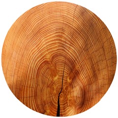 Annual Rings Tree Wood Wooden Puzzle Round by artworkshop