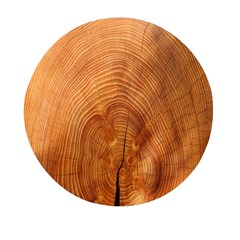 Annual Rings Tree Wood Mini Round Pill Box (pack Of 5) by artworkshop