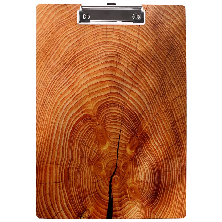 Annual Rings Tree Wood A4 Clipboard