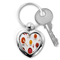 Masala Spices Food Key Chain (heart) by artworkshop