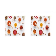 Masala Spices Food Cufflinks (square) by artworkshop