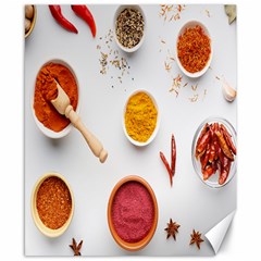 Masala Spices Food Canvas 8  x 10 