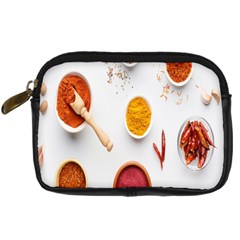 Masala Spices Food Digital Camera Leather Case by artworkshop