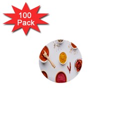 Masala Spices Food 1  Mini Buttons (100 Pack)  by artworkshop