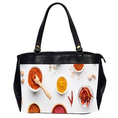 Masala Spices Food Oversize Office Handbag (2 Sides) by artworkshop