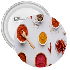 Masala Spices Food 3  Buttons by artworkshop