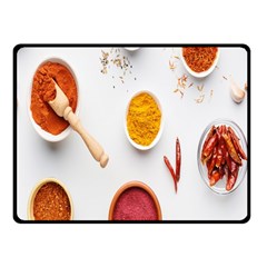 Masala Spices Food Fleece Blanket (small) by artworkshop